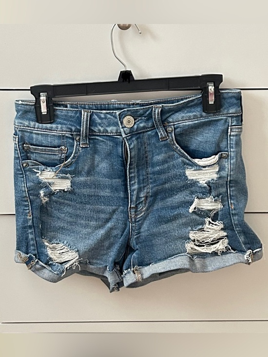 American Eagle Outfitters Pants - American Eagle Outfitters Distressed Blue Denim Cutoff Shorts